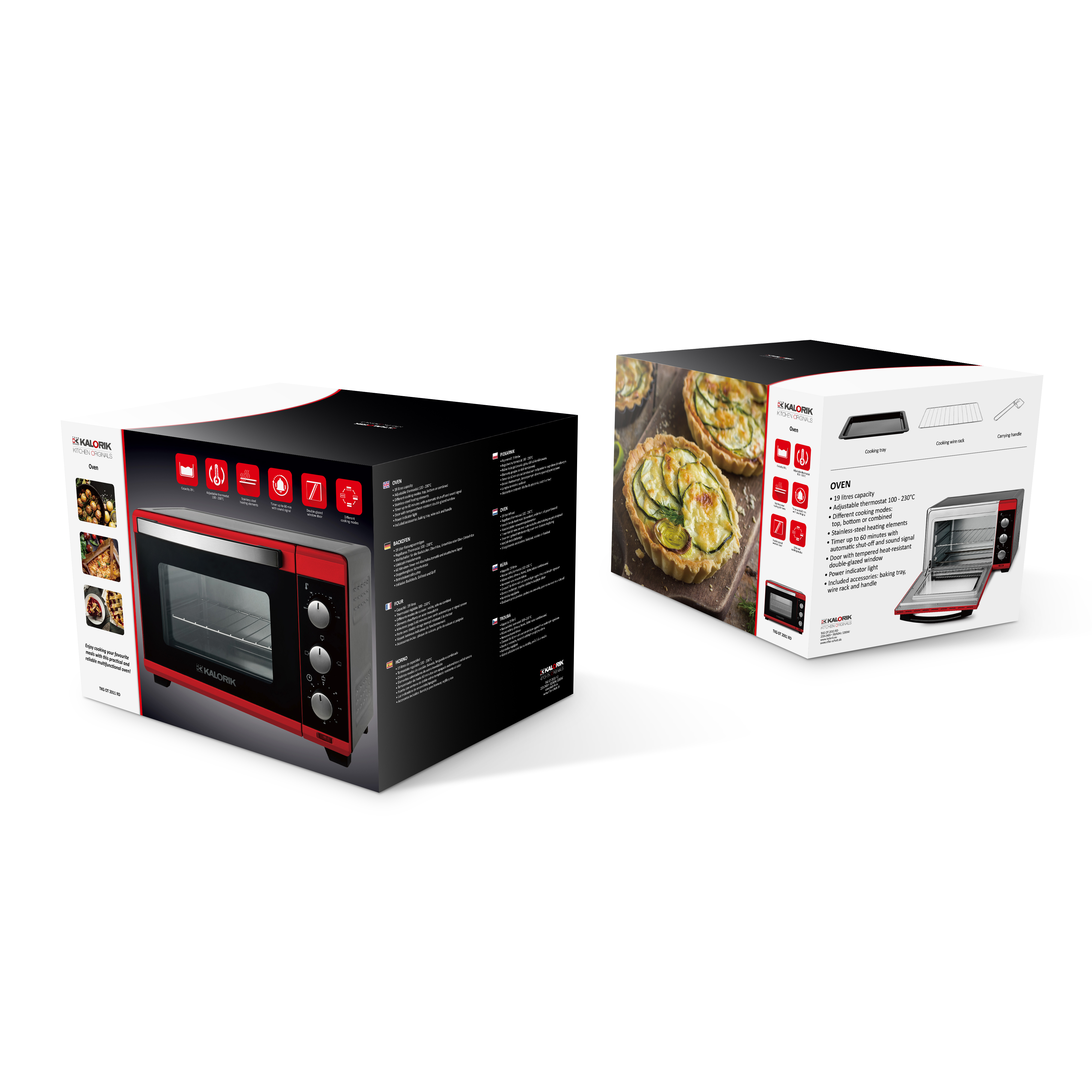 Backofen 19 Liter TKG OT 2011 RD